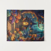 Activiteiten in de omgeving van Spooky Halloween H Wandkleed (Voorkant (horizontaal))