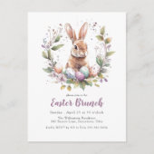 Activiteiten in de omgeving van Spring Bunny Easte Feestdagenkaart (Voorkant)