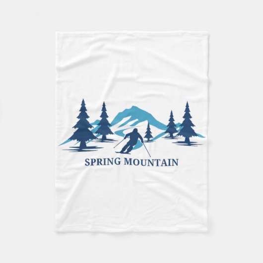 Activiteiten in de omgeving van Spring Mountain Pe Fleece Deken (Voorkant)