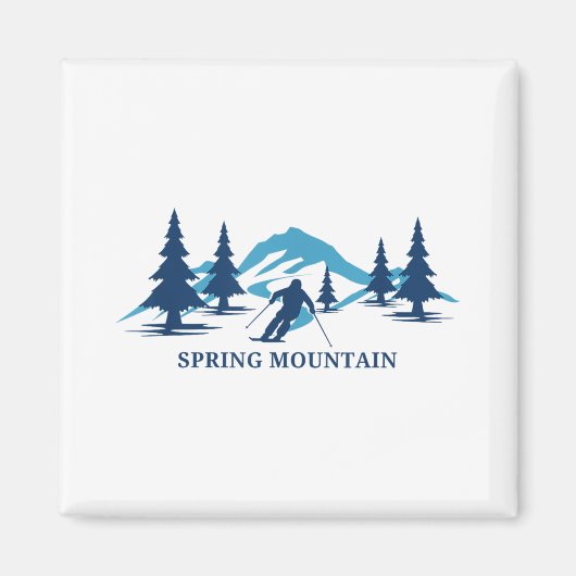 Activiteiten in de omgeving van Spring Mountain Pe Magneet (Voorkant)