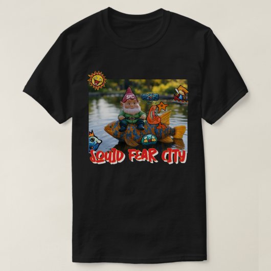 Activiteiten in de omgeving van Squid Fear City Gn T-shirt (Design voorkant)