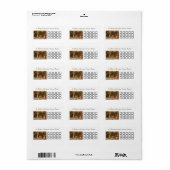 Activiteiten in de omgeving van St. Andrew Christm Etiket (Full Sheet)