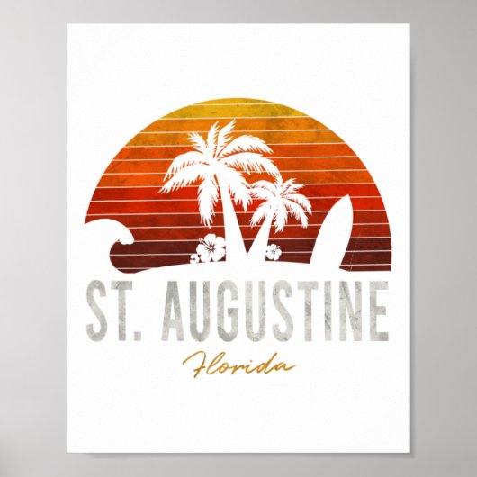 Activiteiten in de omgeving van St. Augustine Beac Poster (Voorkant)