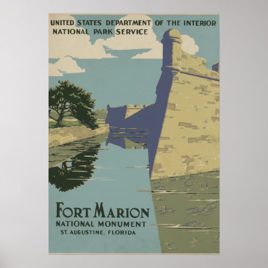 Activiteiten in de omgeving van St. Augustine Flor Poster (Voorkant)