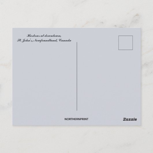 Activiteiten in de omgeving van St. John's Newfoun Briefkaart (Achterkant)