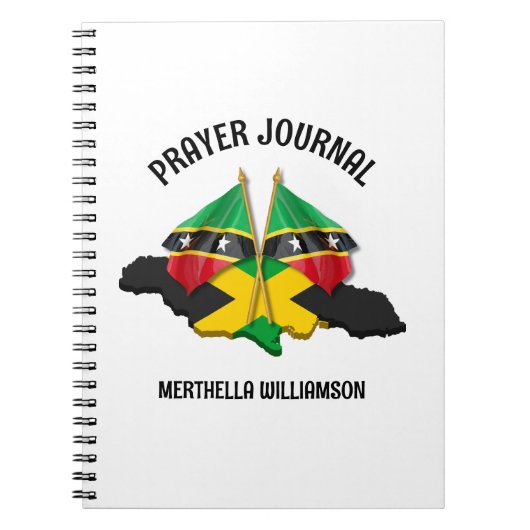 Activiteiten in de omgeving van ST KITTS JAMAICA P Notitieboek (Voorkant)