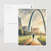 Activiteiten in de omgeving van St Louis Gateway A Briefkaart (Voorkant / Achterkant)