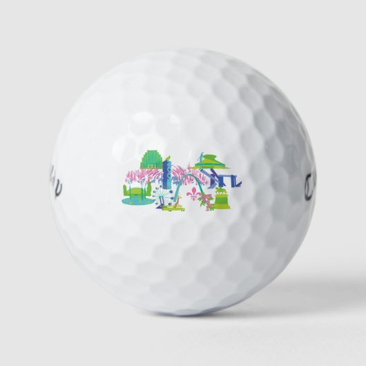 Activiteiten in de omgeving van St. Louis Landmark Golfballen (Voorkant)