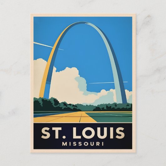 Activiteiten in de omgeving van St Louis Missouri  Briefkaart (Voorkant)