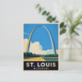 Activiteiten in de omgeving van St Louis Missouri  Briefkaart (Staand voorkant)
