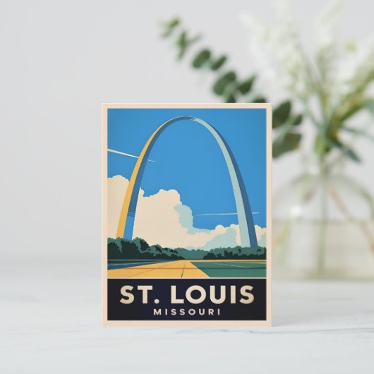 Activiteiten in de omgeving van St Louis Missouri  Briefkaart (Staand voorkant)