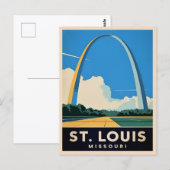 Activiteiten in de omgeving van St Louis Missouri  Briefkaart (Voorkant / Achterkant)