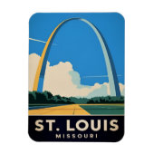 Activiteiten in de omgeving van St Louis Missouri  Magneet (Verticaal)