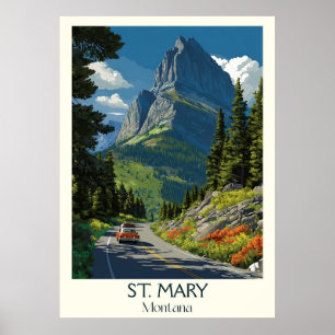 Activiteiten in de omgeving van St. Mary Montana Poster