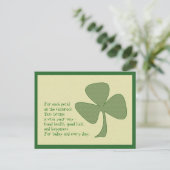 Activiteiten in de omgeving van St. Patrick's Day Briefkaart (Staand voorkant)