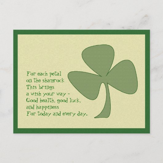 Activiteiten in de omgeving van St. Patrick's Day Briefkaart (Voorkant)