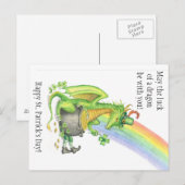 Activiteiten in de omgeving van St. Patrick's Day  Briefkaart (Voorkant / Achterkant)