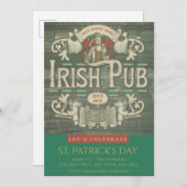 Activiteiten in de omgeving van St Patrick's Day F Kaart (Voorkant / Achterkant)