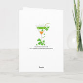 Activiteiten in de omgeving van St. Patricks Day S Kaart (Achterkant)