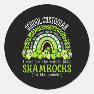 Activiteiten in de omgeving van St Patricks Day Sh Ronde Sticker
