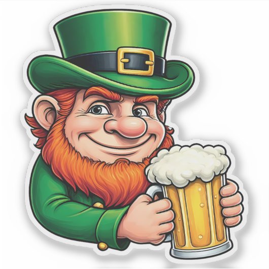 Activiteiten in de omgeving van St. Patrick's Day Sticker (Voorkant)