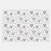 Activiteiten in de omgeving van St Patricks Day Su Inpakpapier Vel (Voorkant)