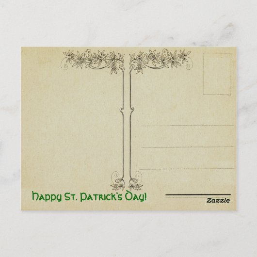 Activiteiten in de omgeving van St. Patrick's Iris Briefkaart (Achterkant)