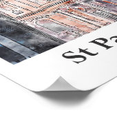 Activiteiten in de omgeving van St Paul's Cathedra Poster (Hoek)