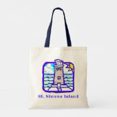Activiteiten in de omgeving van St Simons Island G Tote Bag (Achterkant)