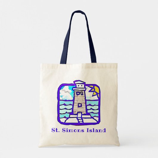 Activiteiten in de omgeving van St Simons Island G Tote Bag (Achterkant)