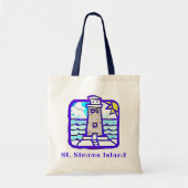 Activiteiten in de omgeving van St Simons Island G Tote Bag (Voorkant)