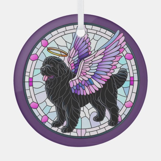 Activiteiten in de omgeving van Standing Newfoundl Glas Ornament (Voorkant)