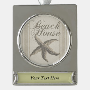 Activiteiten in de omgeving van Starfish Beach Hou Verzilverd Banner Ornament