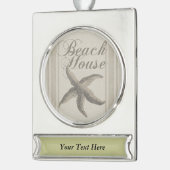 Activiteiten in de omgeving van Starfish Beach Hou Verzilverd Banner Ornament (Links)