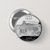 Activiteiten in de omgeving van State Quarter of I Ronde Button 5,7 Cm (Voorkant /achterkant)