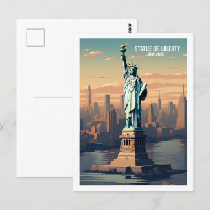Activiteiten in de omgeving van Statue of Liberty Briefkaart