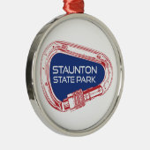Activiteiten in de omgeving van Staunton State Par Metalen Ornament (Rechts)