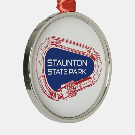 Activiteiten in de omgeving van Staunton State Par Metalen Ornament (Rechts)