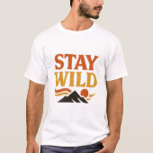 Activiteiten in de omgeving van Stay Wild - Retro T-shirt (Voorkant)