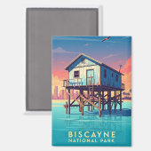 Activiteiten in de omgeving van Stiltsville in Bis Magneet (Voorkant / Achterkant)