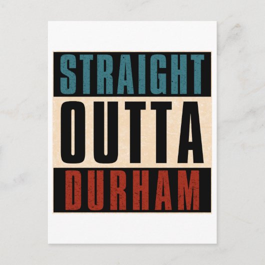 Activiteiten in de omgeving van Straight Outta Dur Briefkaart (Voorkant)