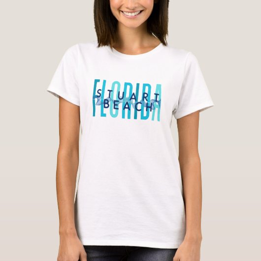 Activiteiten in de omgeving van Stuart Beach Flori T-shirt (Voorkant)