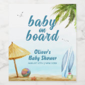 Activiteiten in de omgeving van Summer Beach Ocean Wijn Etiket (Enkel label)