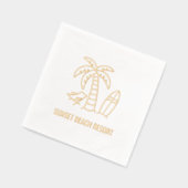 Activiteiten in de omgeving van Summer Beach Palm Folie Servetten (Links)