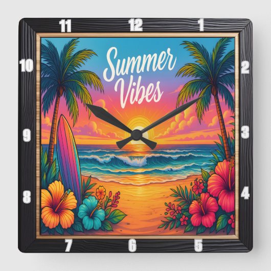 Activiteiten in de omgeving van Summer Vibes Beach Vierkante Klok (Voorkant)