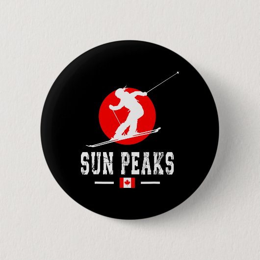 Activiteiten in de omgeving van Sun Peaks Canada S Ronde Button 5,7 Cm (Voorkant)