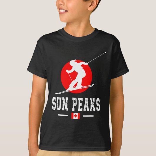 Activiteiten in de omgeving van Sun Peaks Canada S T-shirt (Voorkant)