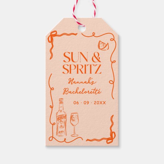 Activiteiten in de omgeving van Sun & Spritz Bache Cadeaulabel (Voorkant)