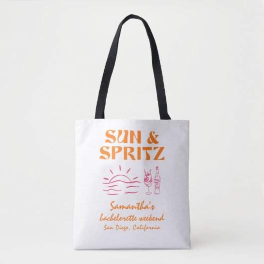 Activiteiten in de omgeving van Sun & Spritz Bache Tote Bag (Voorkant)