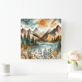 Activiteiten in de omgeving van Sunny Rustic Boho  Vierkante Klok (Huis)